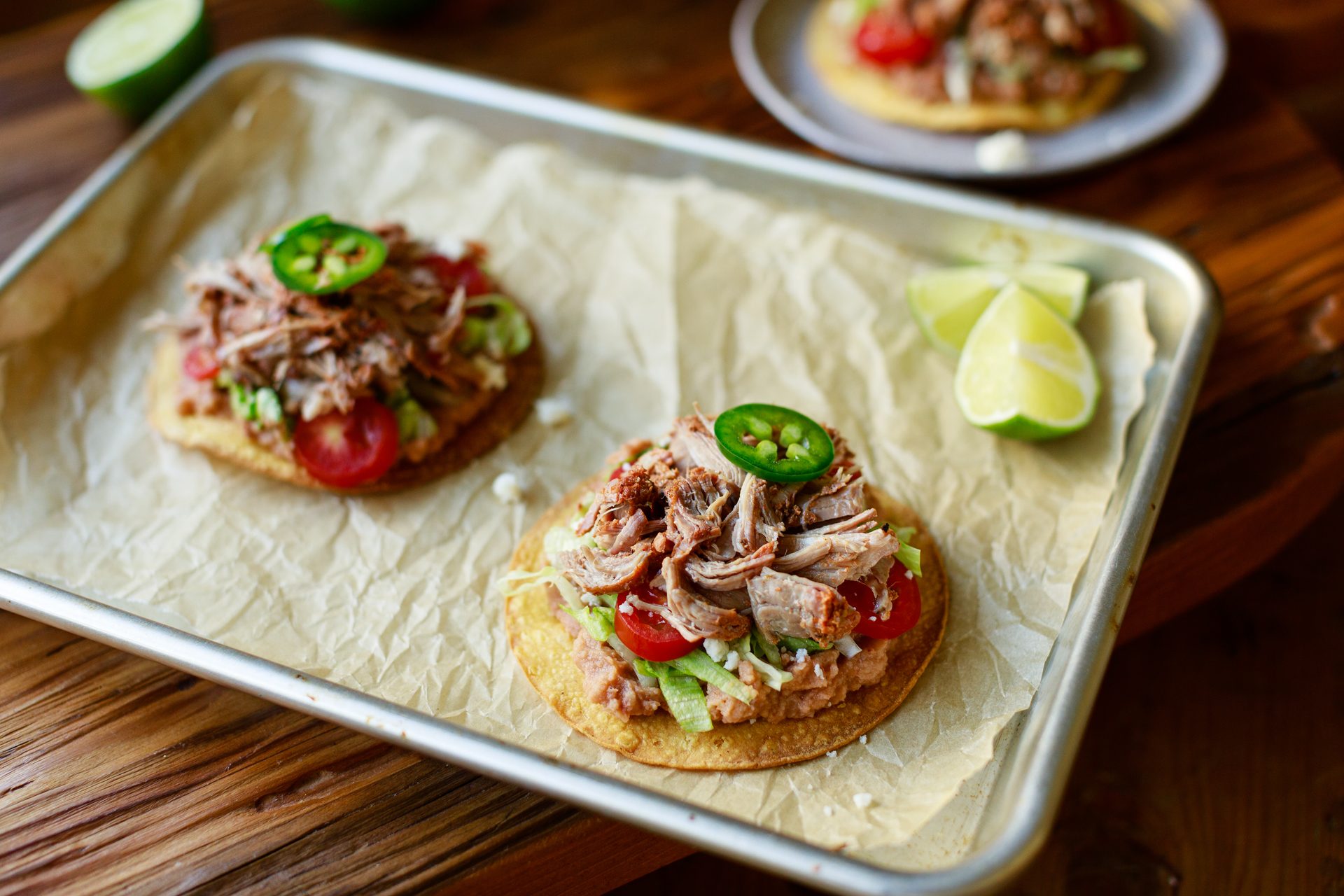 Sous Vide Pork Carnita Tacos