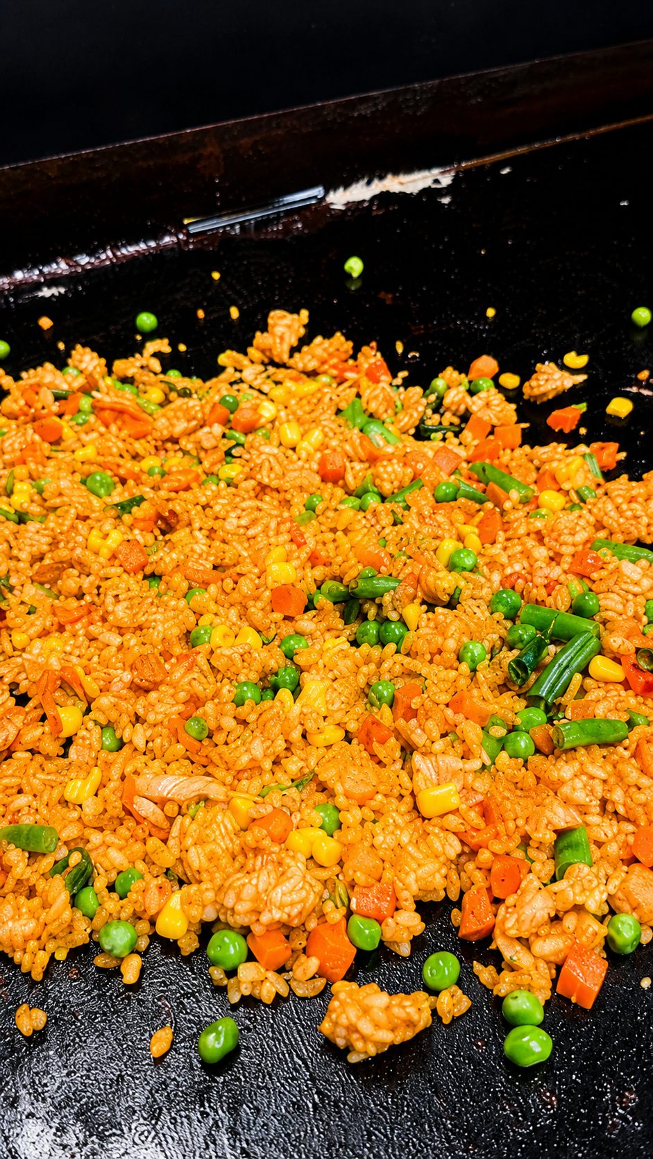Blackstone surf and turf hibachi spread