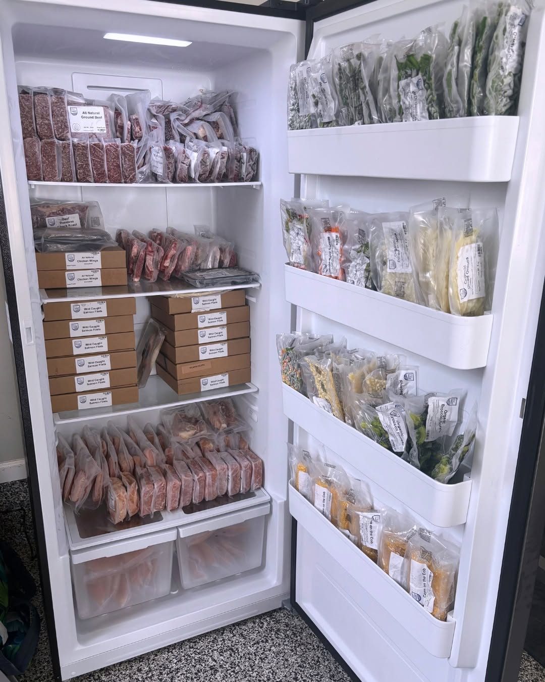 Family meal made easy with a stocked freezer